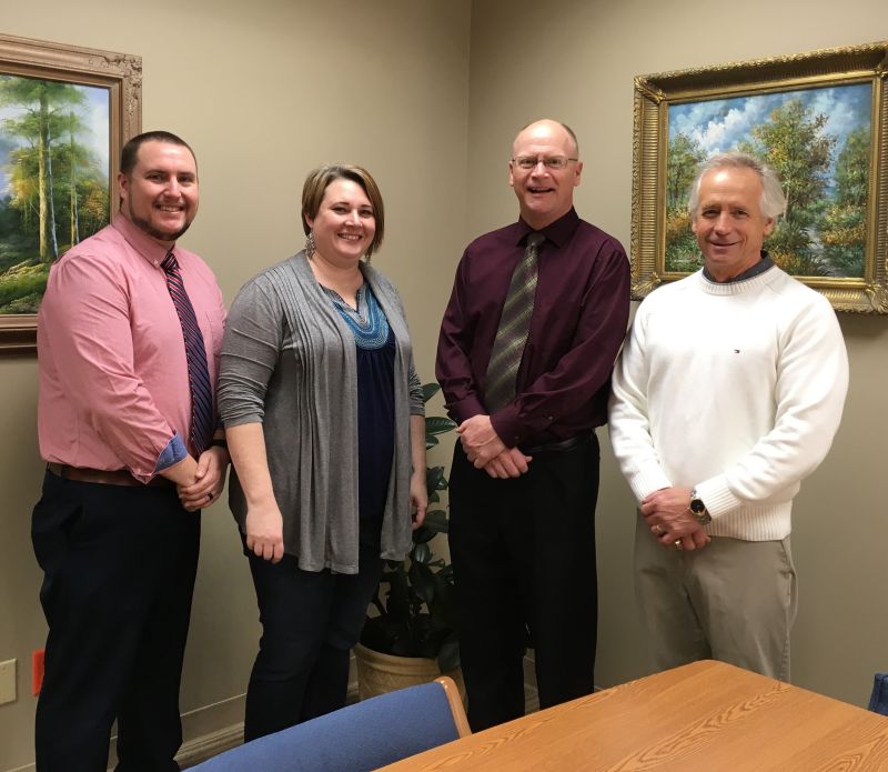 2019 Executive Board (l-r) Champ, Harnetiaux, Alderman, Ellsworth