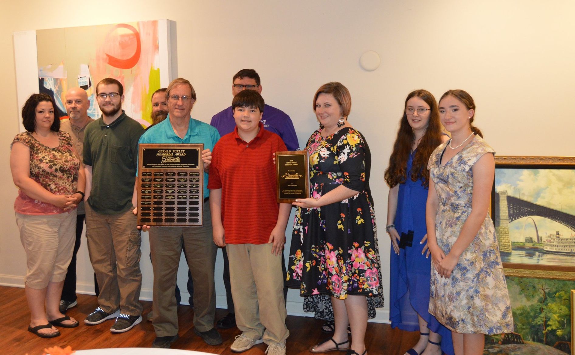 Lester Harnetiaux's family accepts Turley Award honor