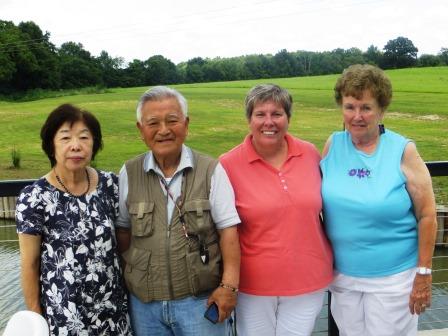 Aki and his wife were escorted in Greenville by Sandy Kleinik, and Suzie Cooper the wife of Aki's best friend in college the late Rich Cooper.