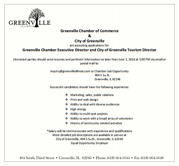 Greater greenville chamber commerce jobs