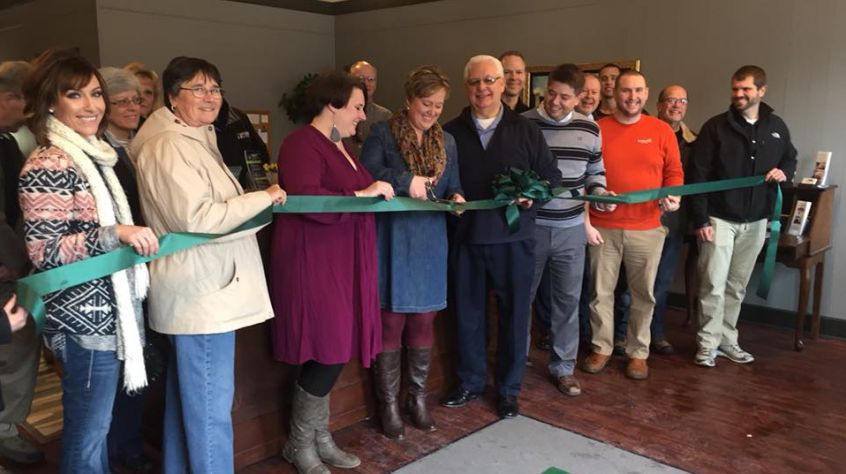 Ribbon Cutting at Bond County Realtors